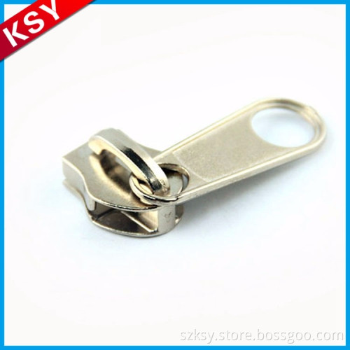 Popular Volume Manufacture Bags Black Nickel Metal High Quality Zipper Puller For Jacket